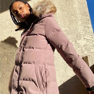 TNA The Powder Parka Short - Shadow Mauve